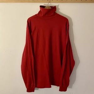 Men’s vintage Eddie Bauer made in USA turtle neck sweater XL